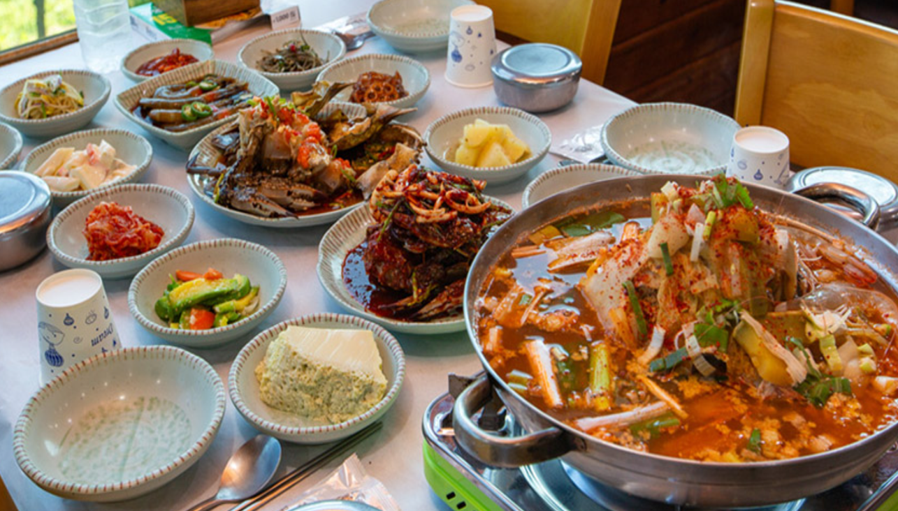 게국지와 꽃게 요리